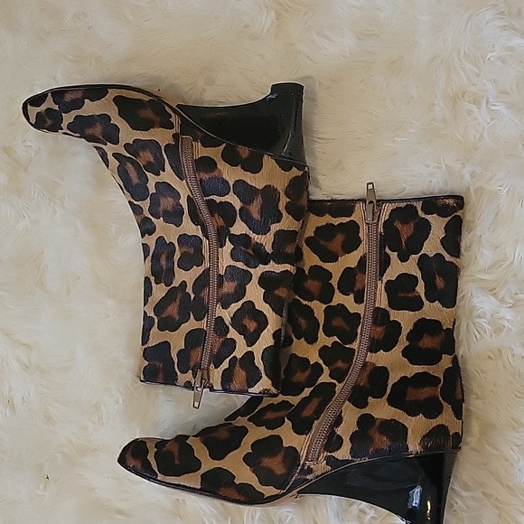 Ankle Boots - Animal Print- 7 - Picture 9 of 9